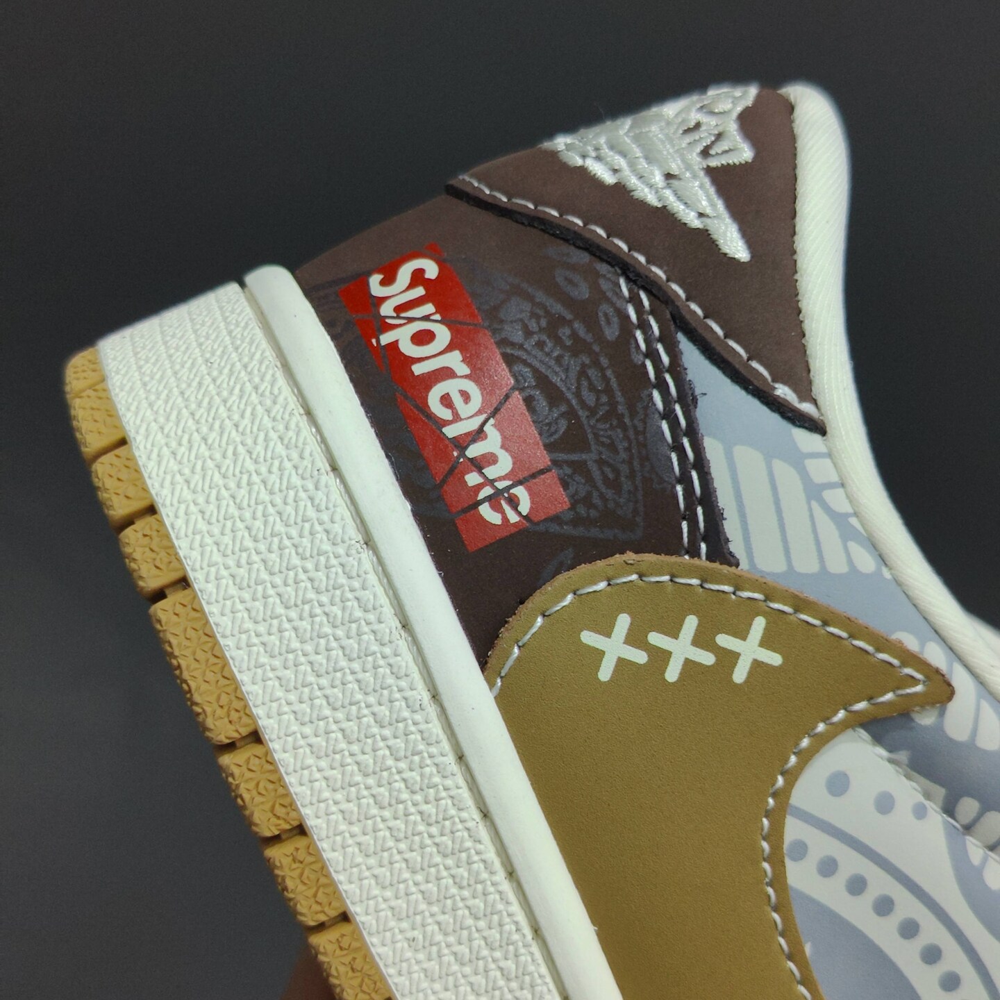 Supreme x Air Jordan 1 Low Sneaker | MakerPlace by Michaels