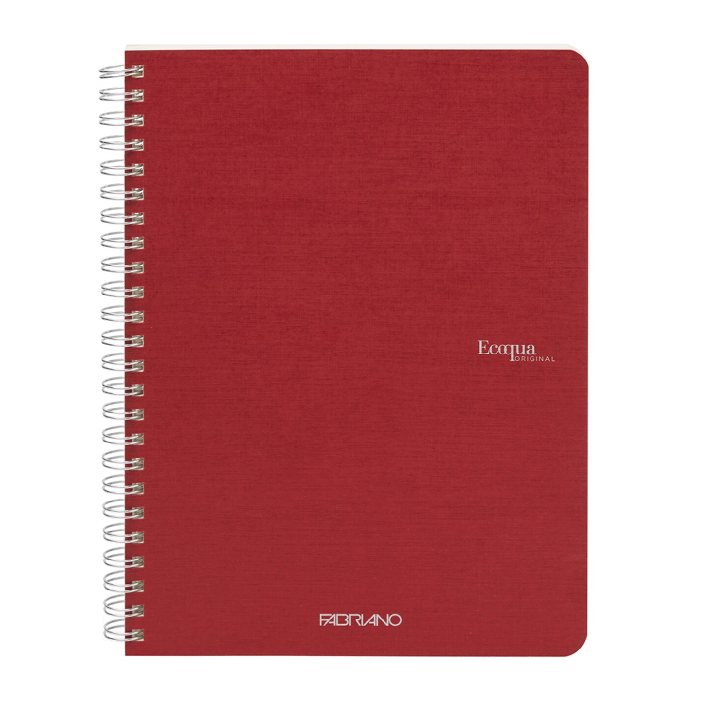 Fabriano Ecoqua Original Spiral-Bound Notebook, A5, 70 Sheets