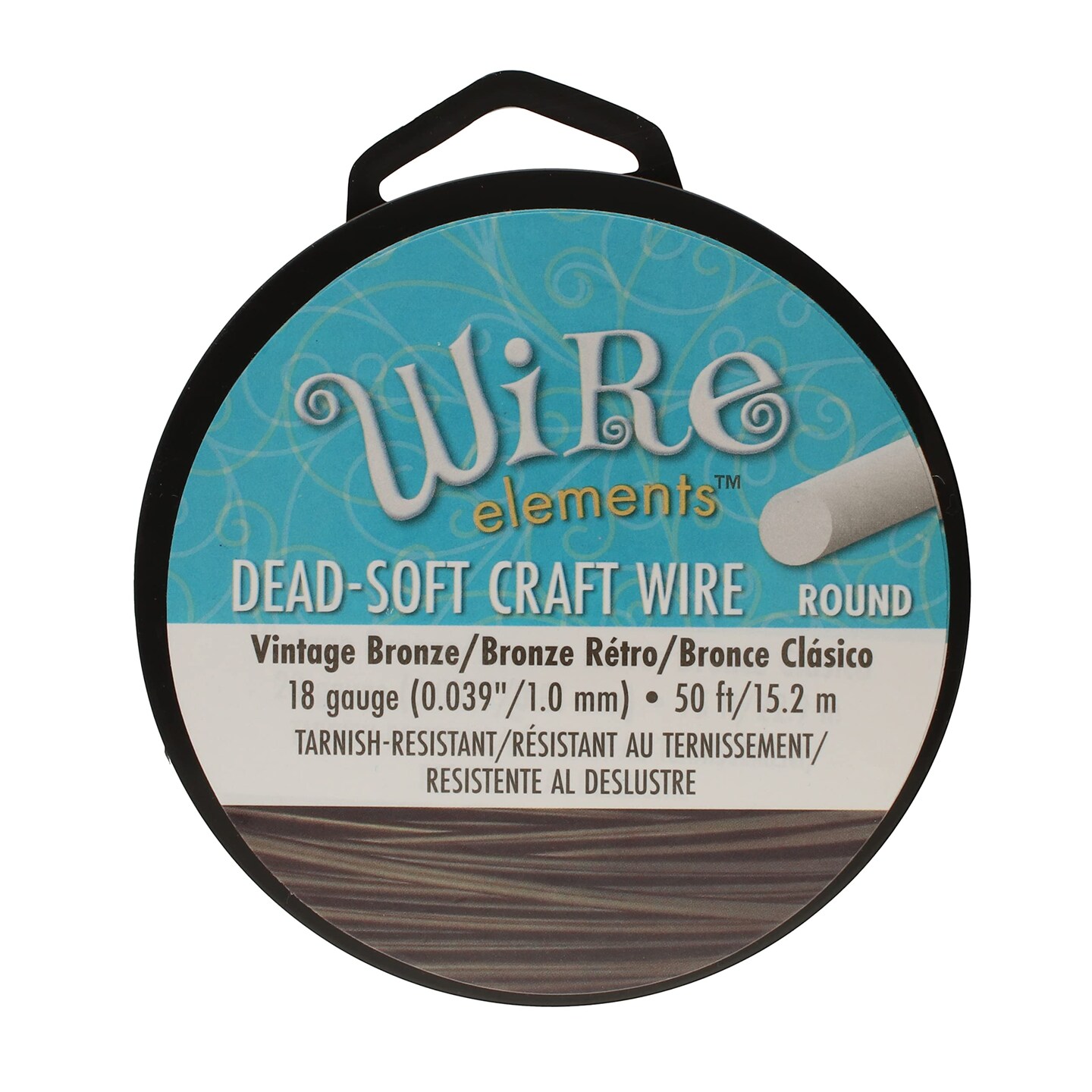 The Beadsmith Wire Elements Craft Wire – Tarnish Resistant, Soft Temper, Round