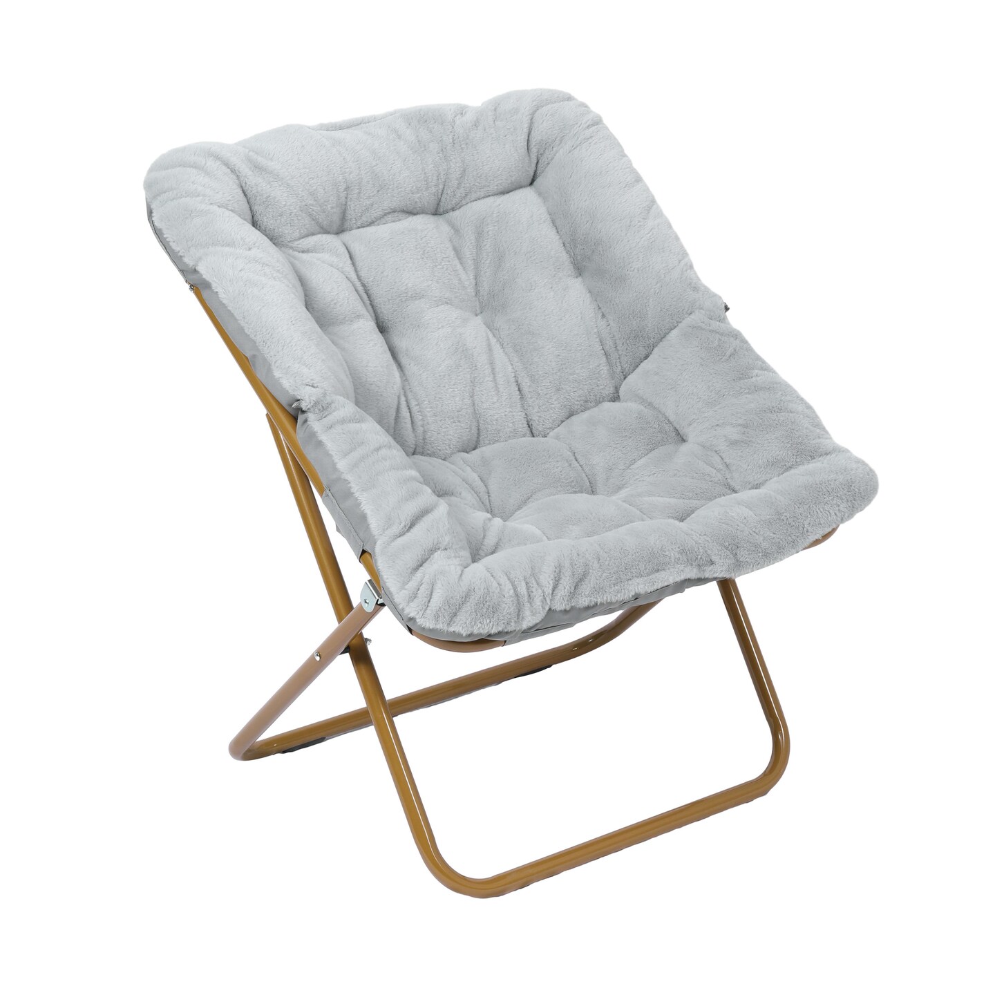 Emma and Oliver Aisling Oversized Folding Saucer Chair for Dorm