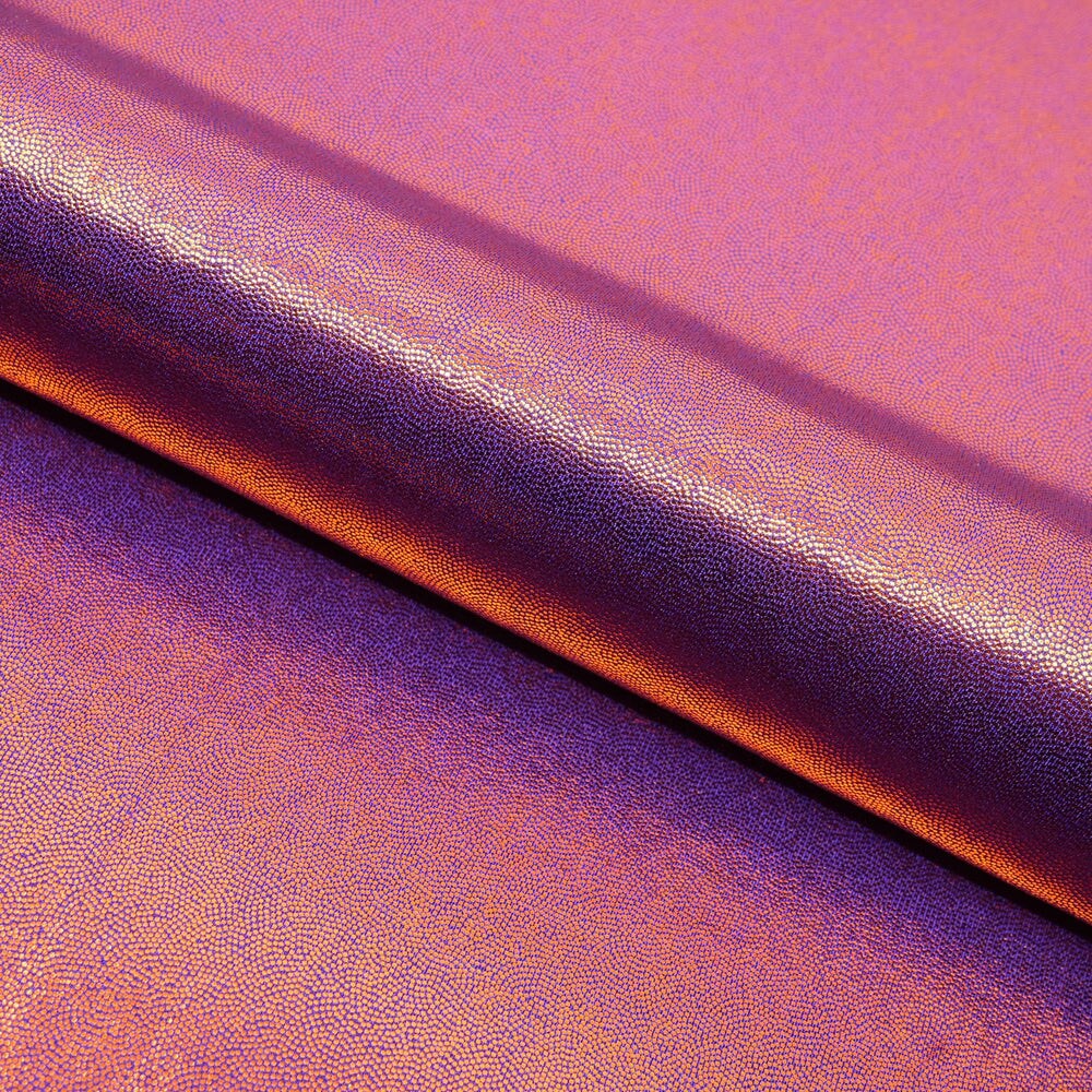 1 Yard Mystique Foiled Spandex 4 Way Stretch Dancewear Gymnastics Fabric 54 Inch Width
