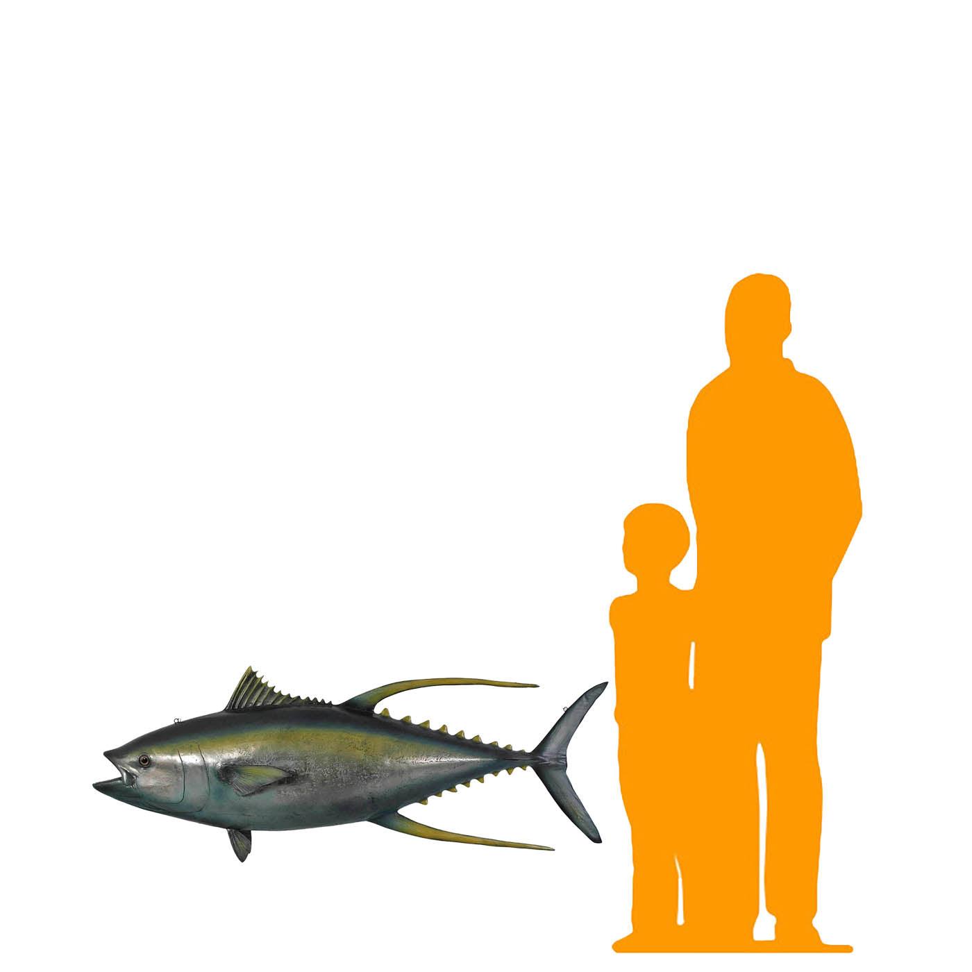 Yellow Fin Tuna Fish Statue