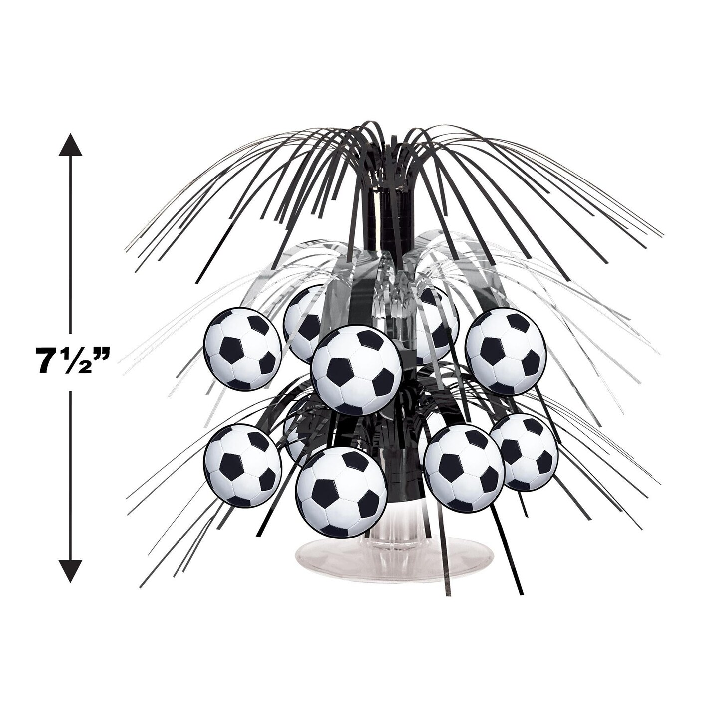 12 Pack Beistle Soccer Ball Mini Party Cascade Centerpiece