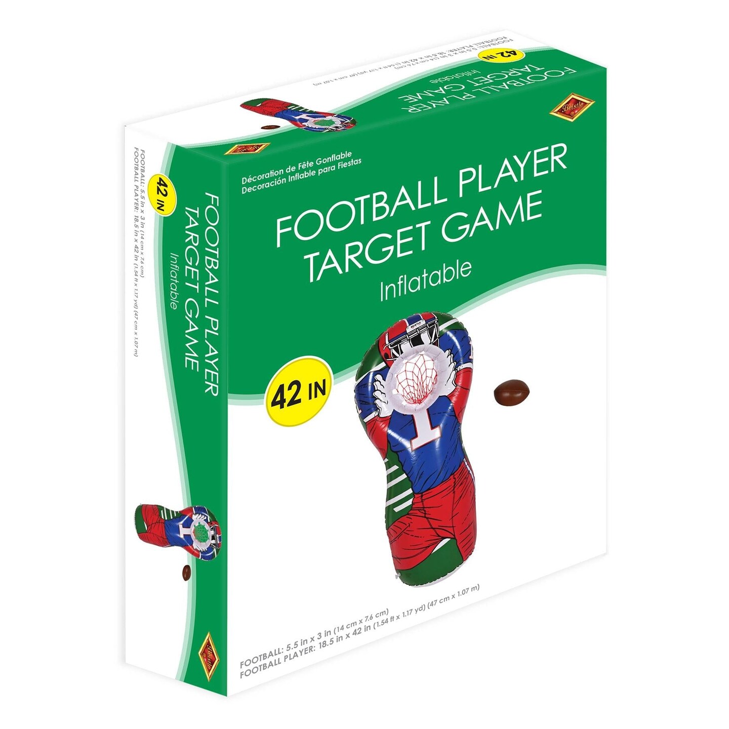 Inflatable Football Player Target Game