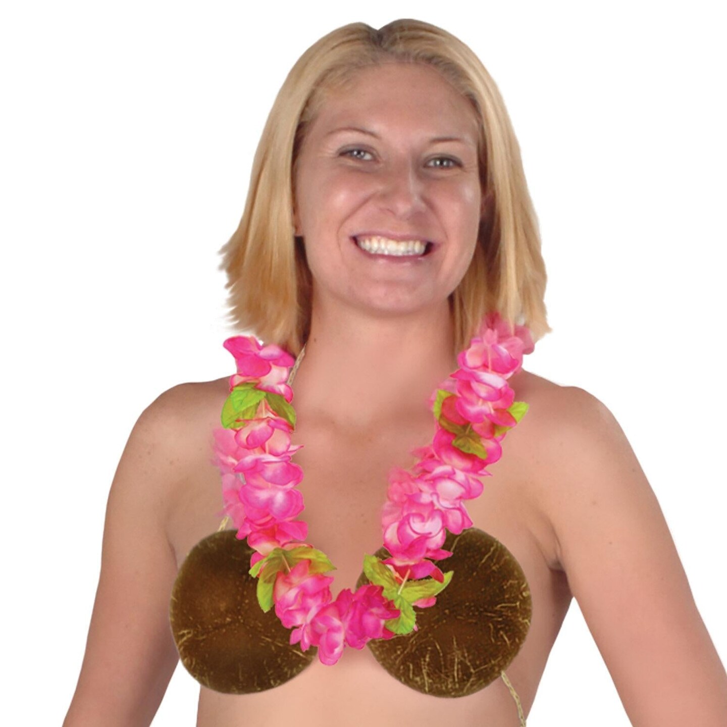 12 Pack Beistle Luau Party Coconut Bikini Top