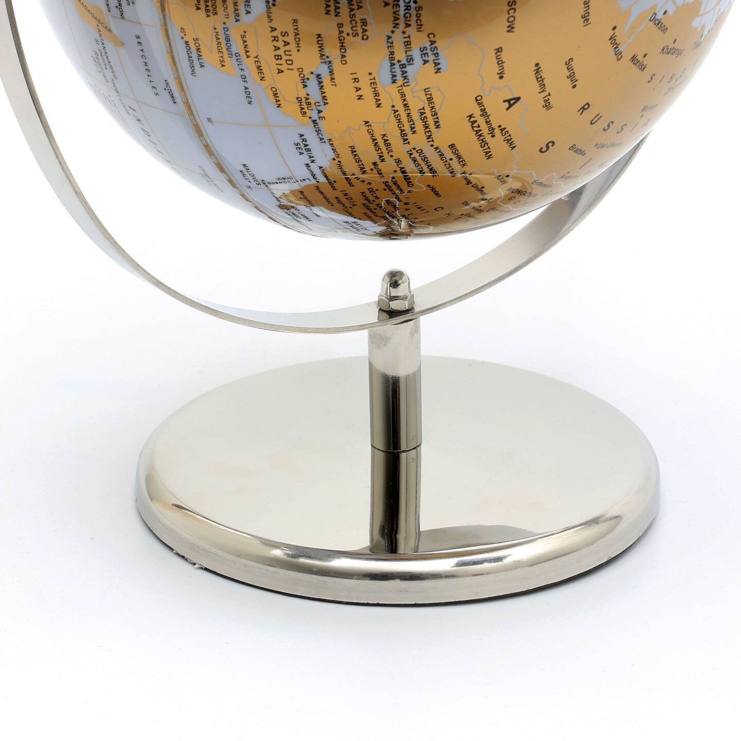 Tabletop Decorative Globe on Aluminum Base-12&#x22;(H)