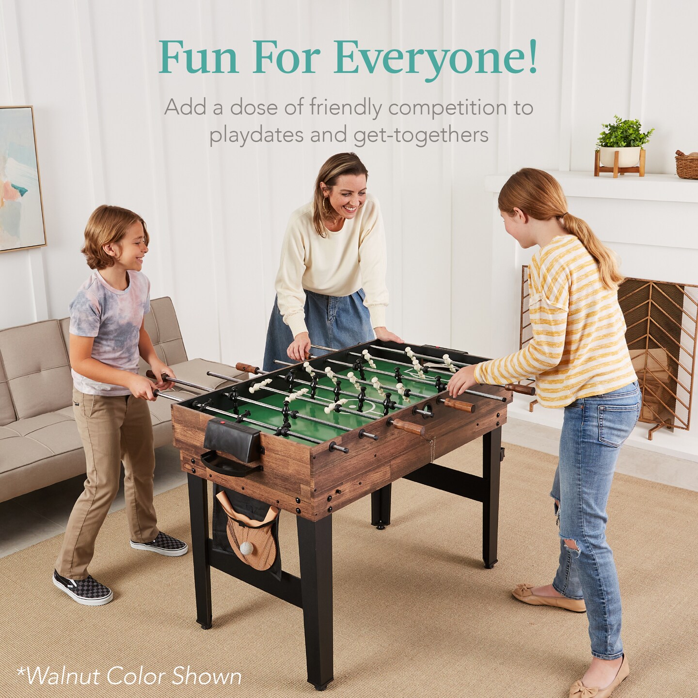 Best Choice Products 13-in-1 Combo Game Table Set w/ Ping Pong, Foosball, Basketball, Air Hockey, Archery
