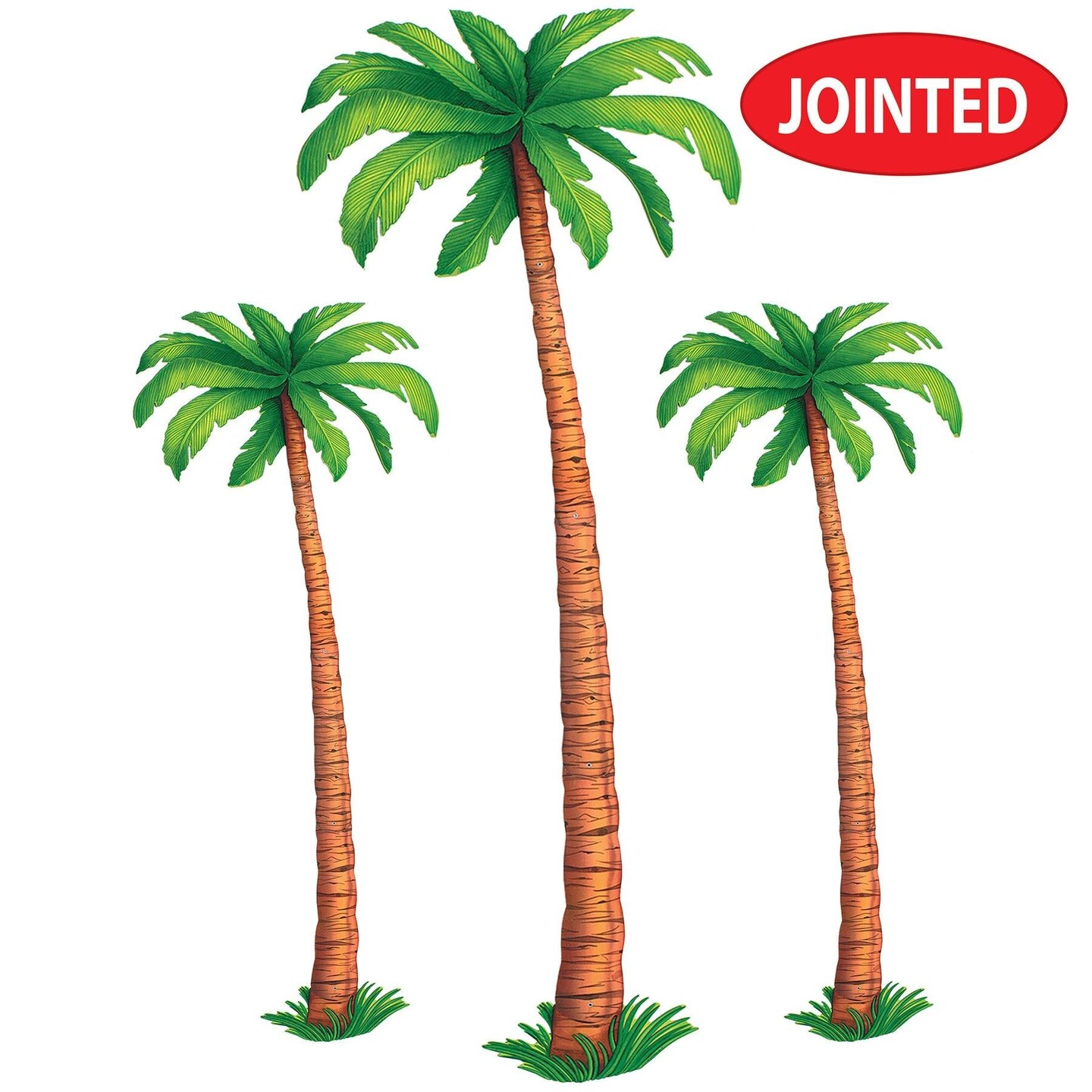 36 Pack Beistle Luau Party Jointed Palm Trees