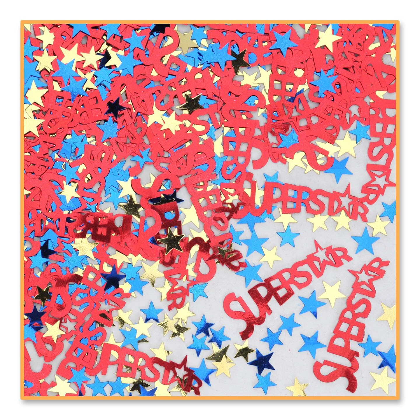 6 Pack Beistle Super Star Party Confetti (0.5 Oz/Pkg)