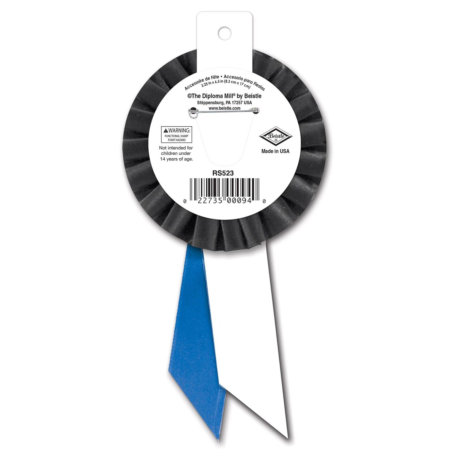 6 Pack Beistle I Support The Blue Rosette