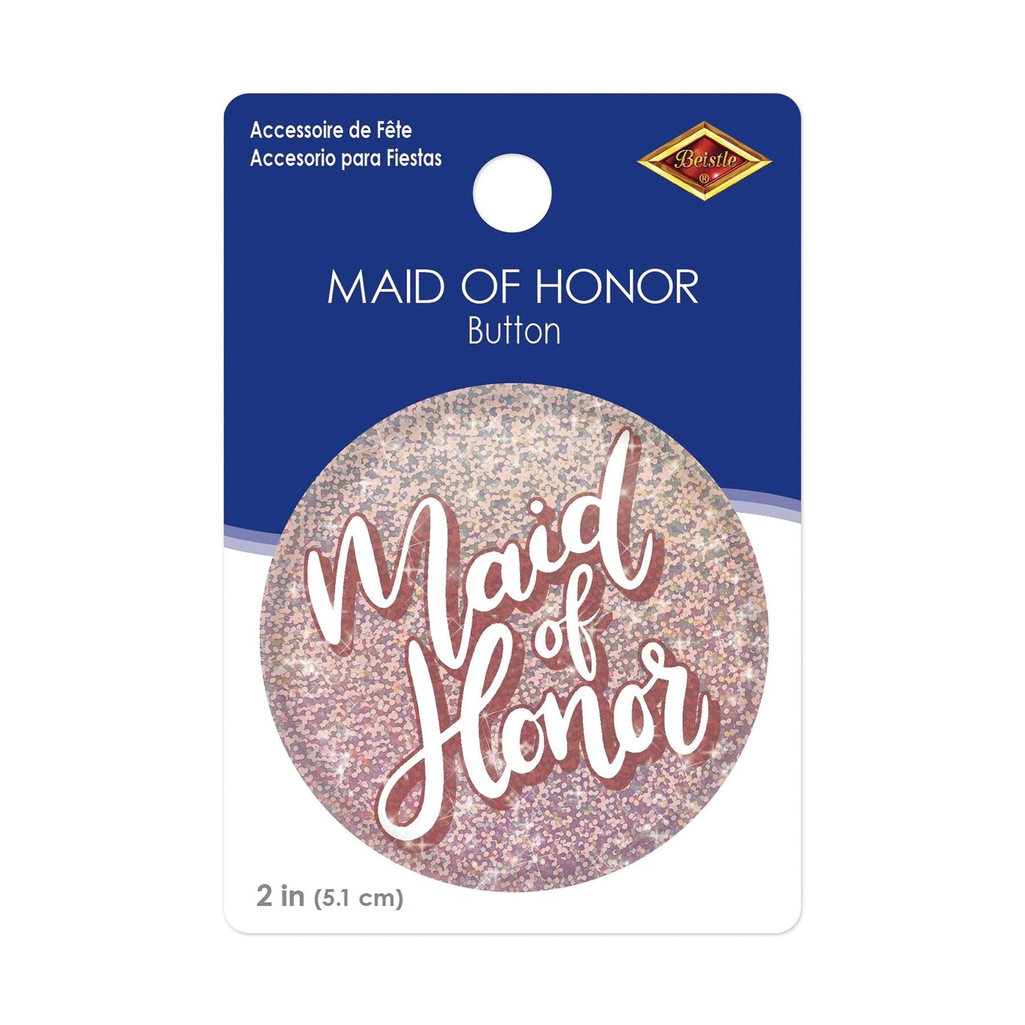 6 Pack Beistle Maid Of Honor Button