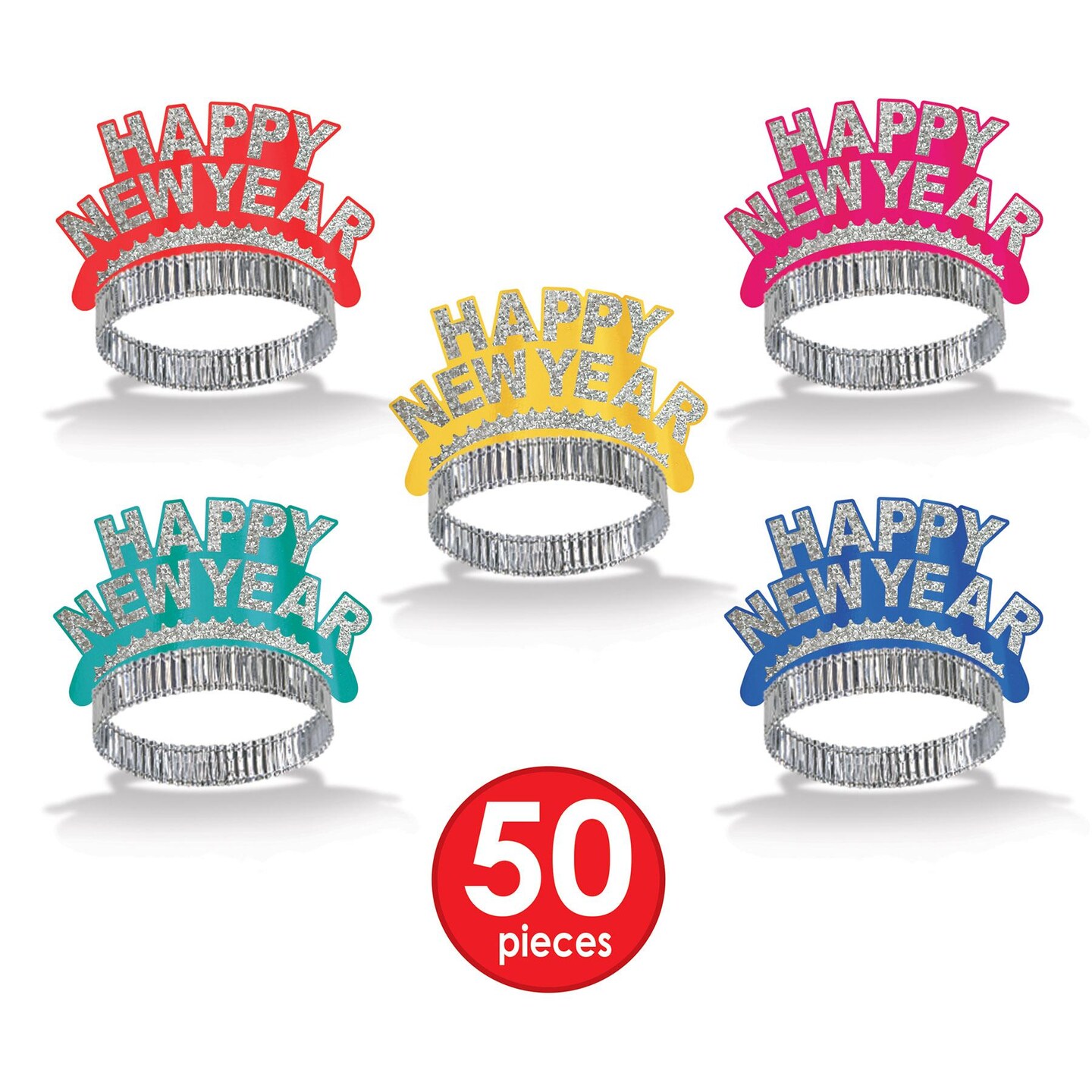 50 Pack Beistle Happy New Year Tiara