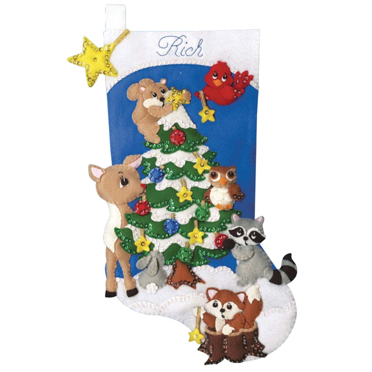 Design Works  Woodland Friends Stocking Kit