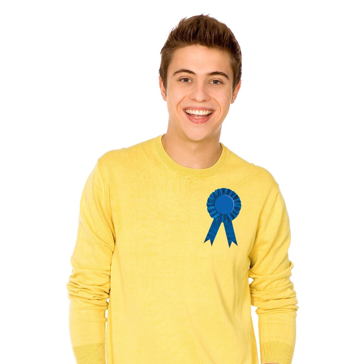 6 Pack Beistle Award Party Ribbon - blue