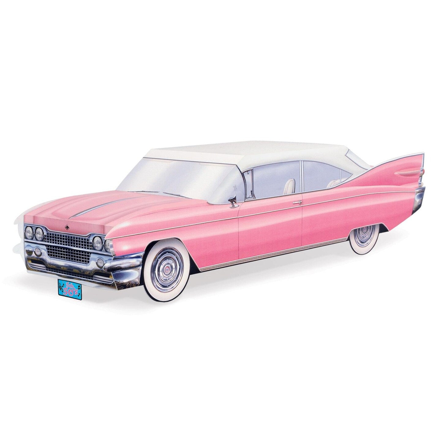 12 Pack Beistle 3-D 50&#x27;s Cruisin&#x27; Car Party Centerpiece