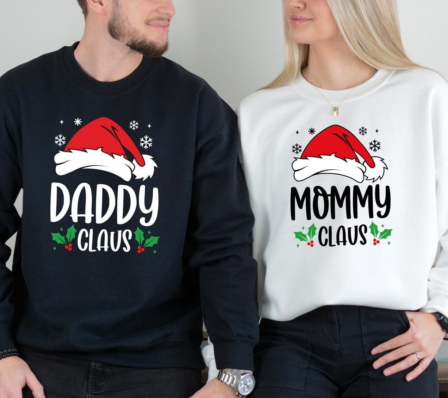 Custom Claus Family Sweatshirts | MC_2_97