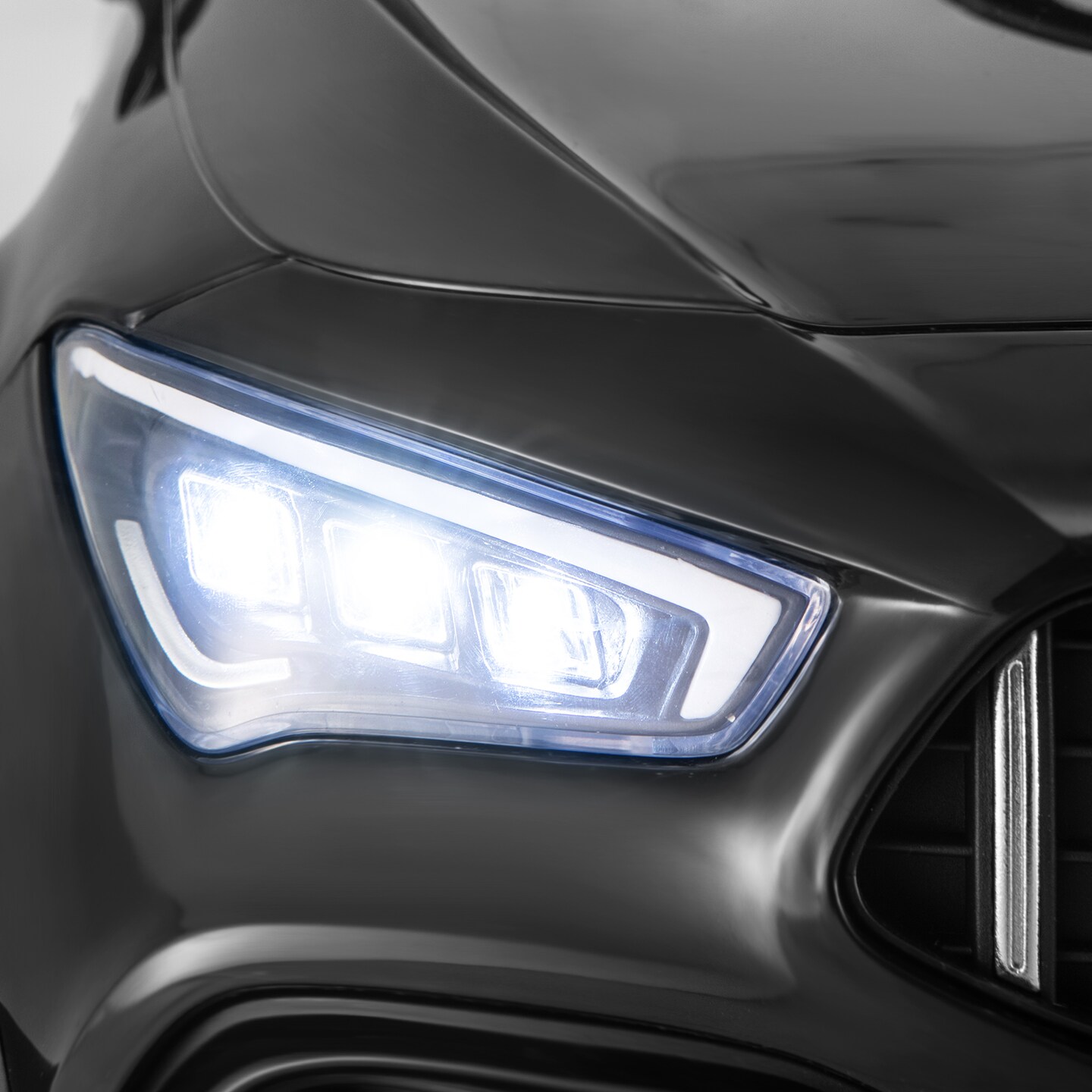 12V Mercedes-Benz AMG CLA 45 Kids Ride-On Car with Remote Control & LED Lights