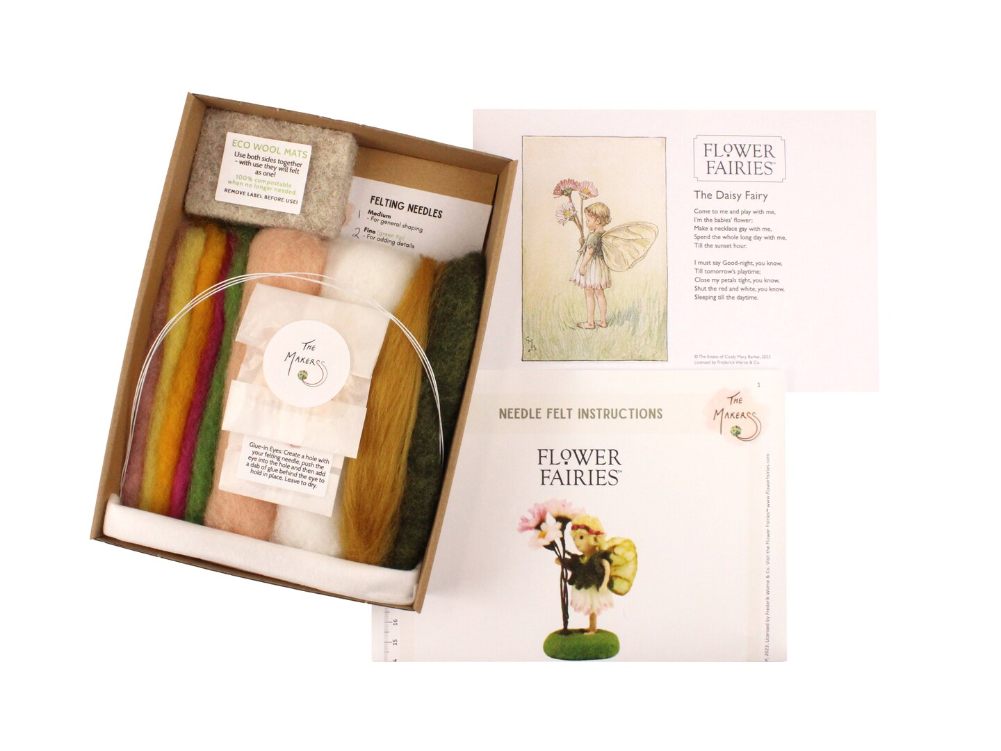 Felting Kit -  Daisy Fairy Needle Felting Kit