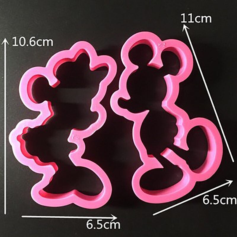 Mickey &#x26; Minnie Mouse Cutters 5pc