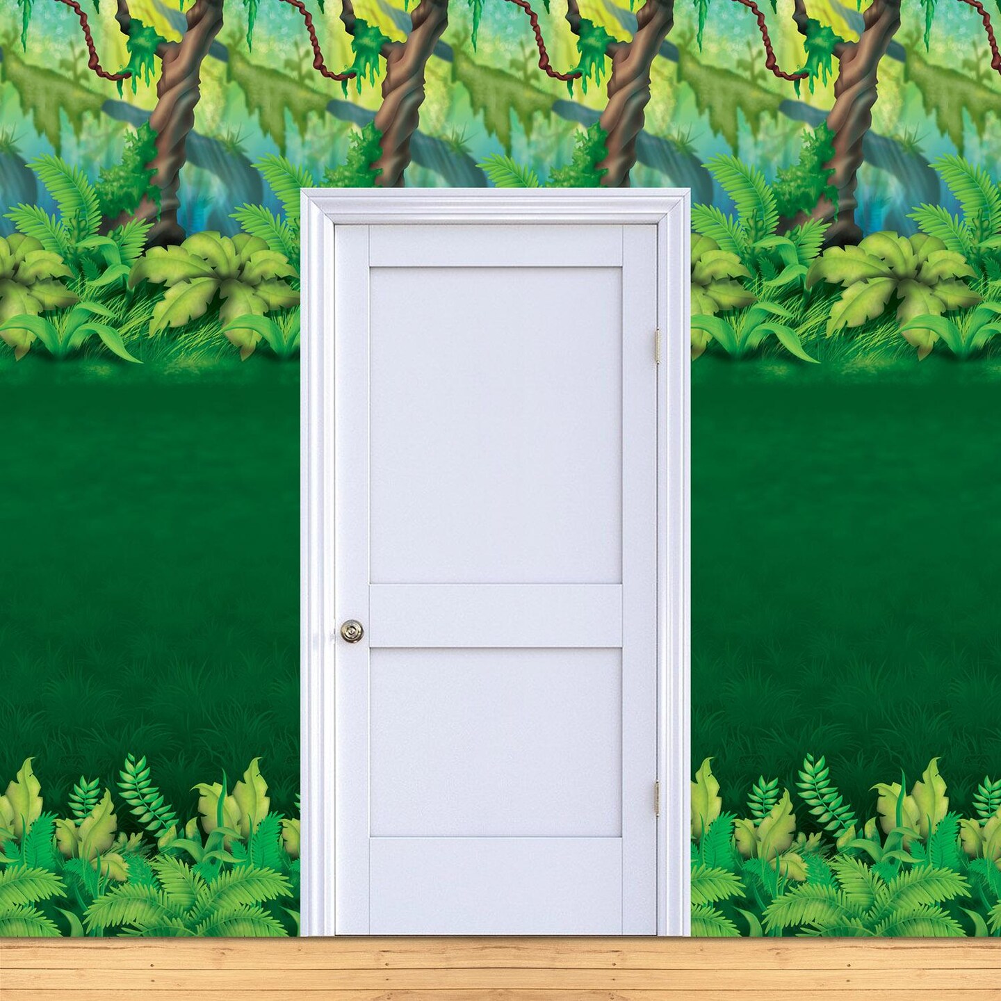 6 Pack Beistle Jungle Trees Party Backdrop