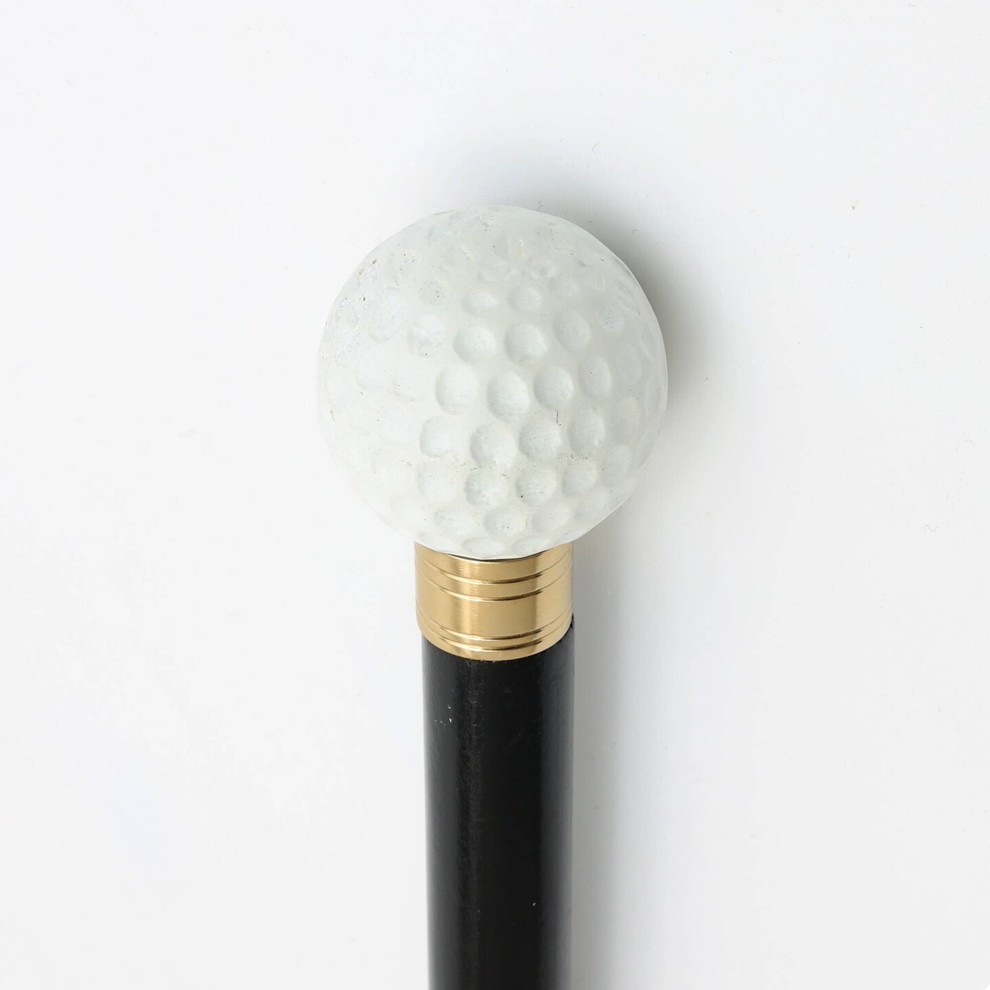Golf Ball Metal Handle Wooden Long Shoehorn - 29&#x22;