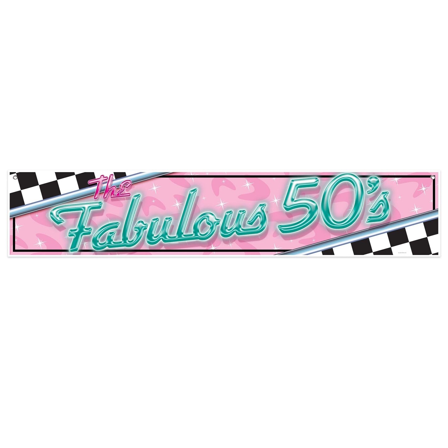 12 Pack Beistle The Fabulous 50&#x27;s Party Banner