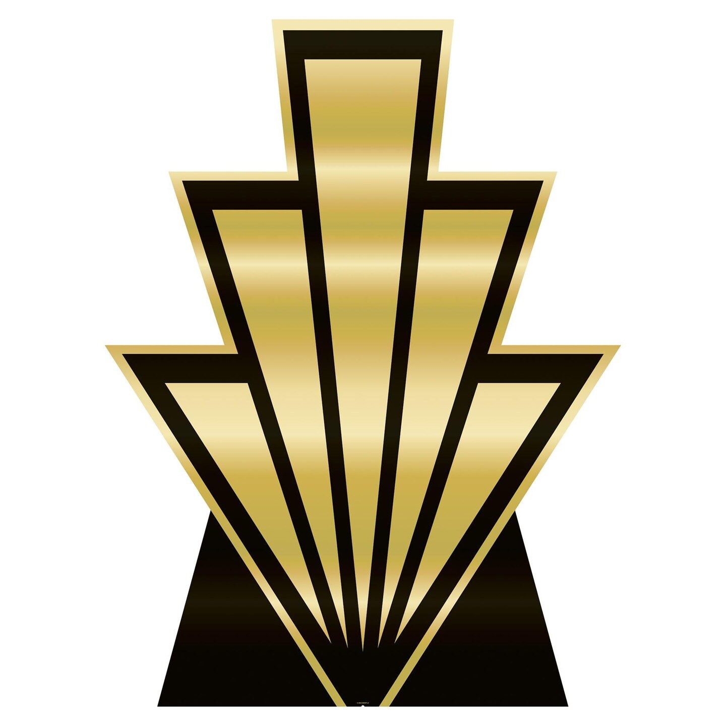 Beistle Roaring 20&#x27;s Art Deco Party Stand-Up Decoration