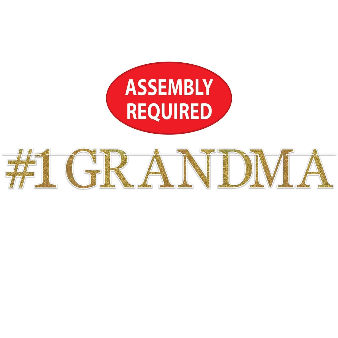 12 Pack Beistle Grandparent&#x27;s Day #1 Grandma Streamer