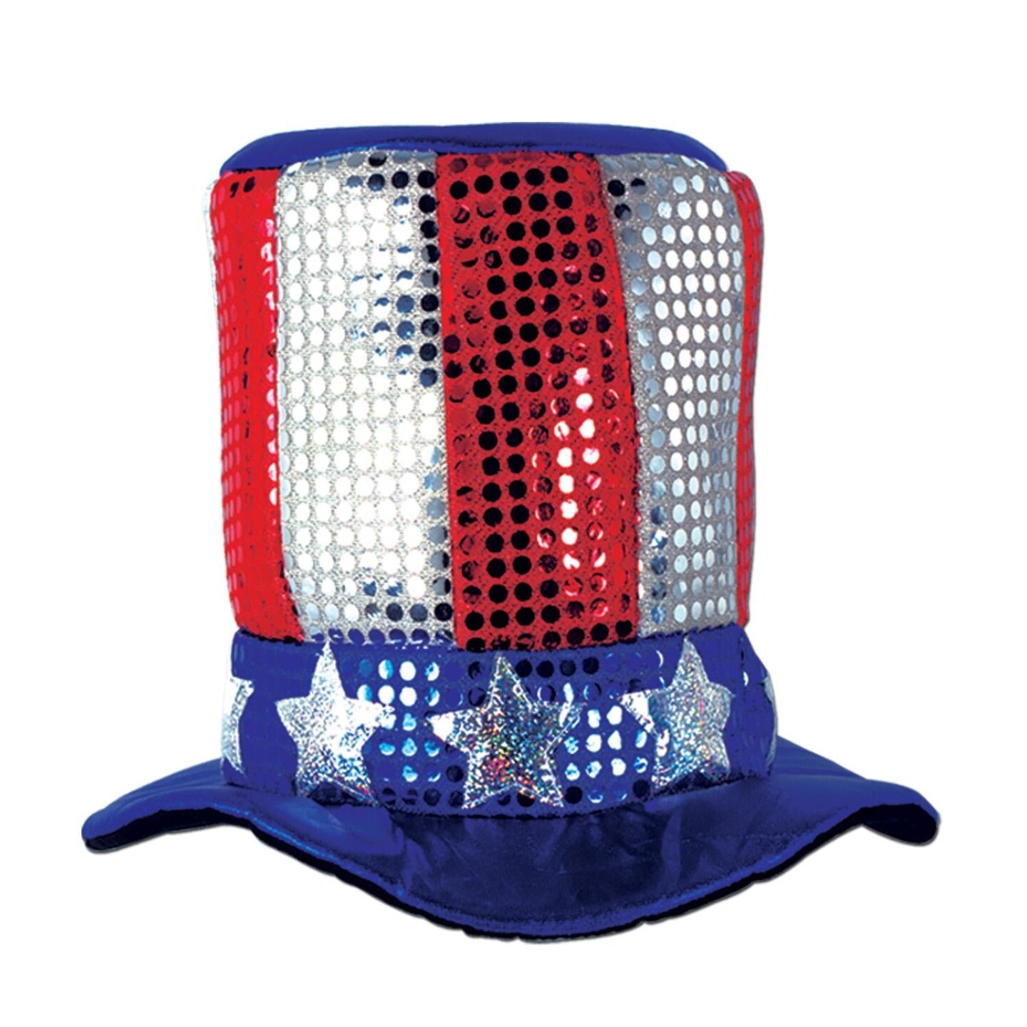 12 Pack Beistle Glitz &#x27;N Gleam Uncle Sam Top Hat