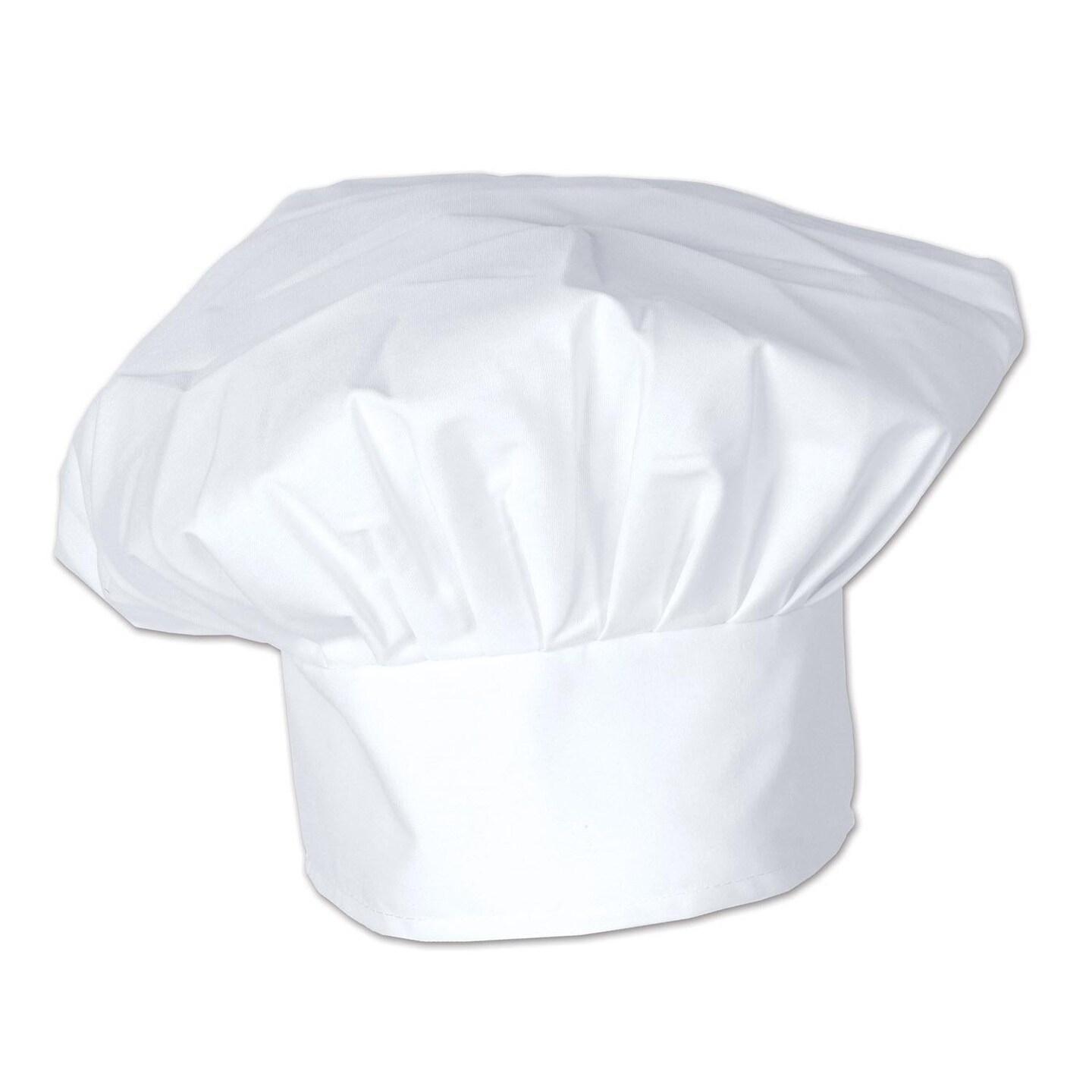 12 Pack Beistle Oversized Fabric Chef&#x27;s Hat- White