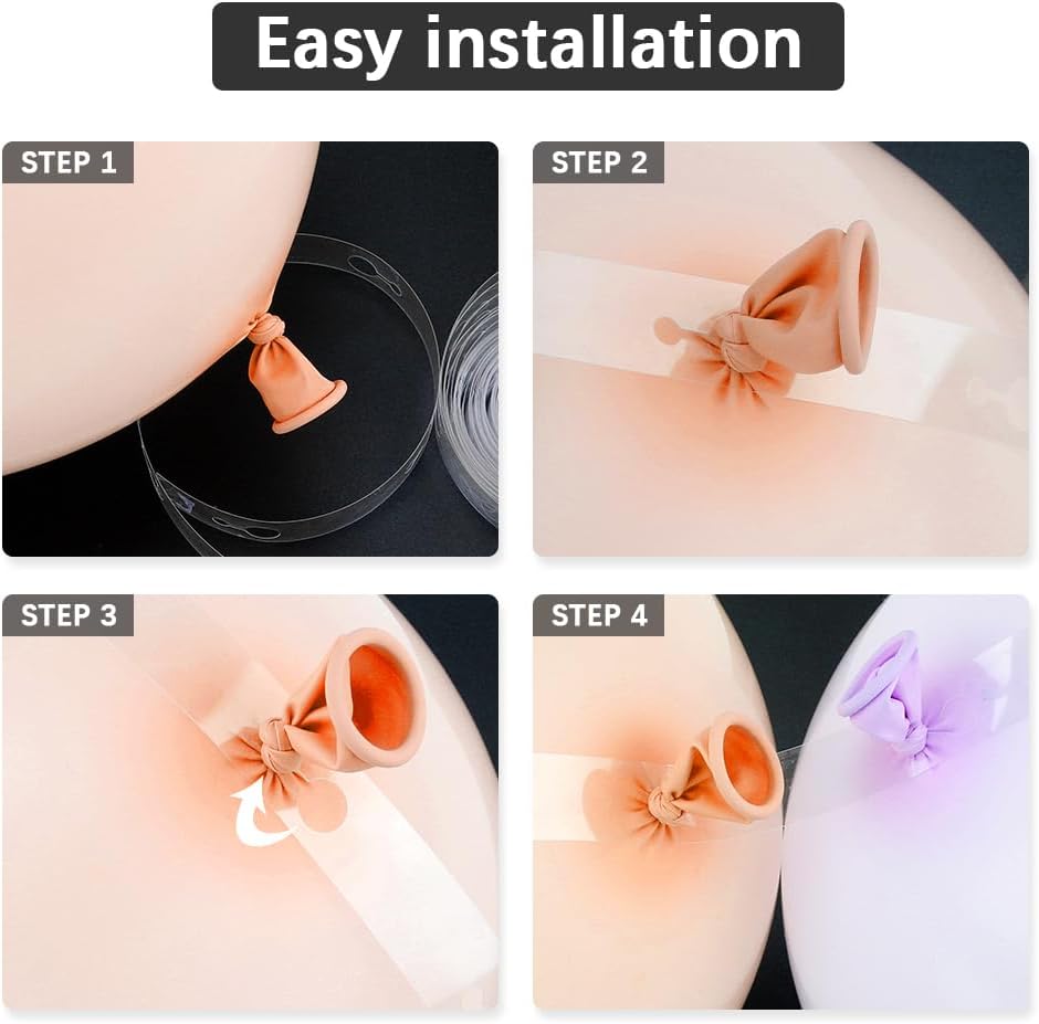 Balloon Garland Arch Kit Balloon Arch Kit Balloon Arch Strip Balloon Garland Kit Balloon Tape Baby Shower Decorations Balloon Tape And Glue Dots Birthday Decorations Balloon Garland Strip