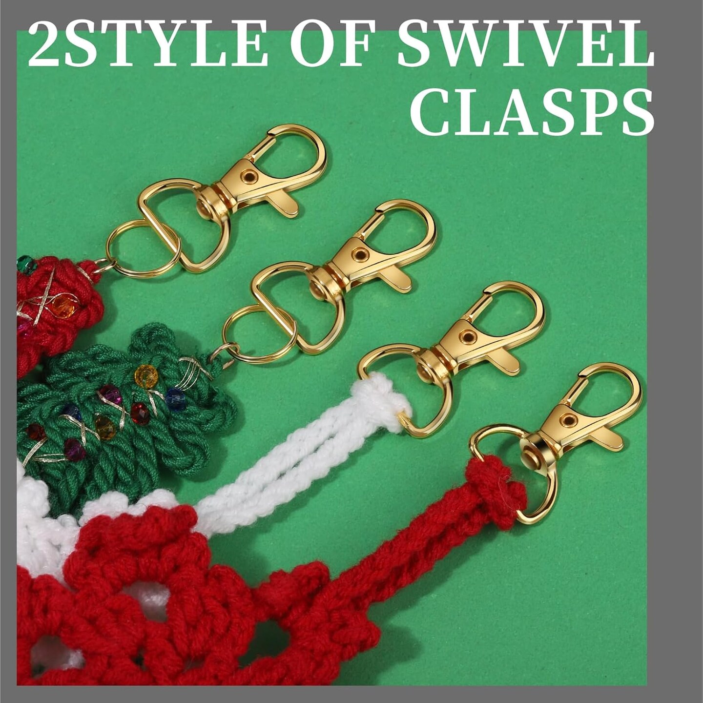 524PCS Key Chain Making Kit, Keychain Making Supplies Keychain Craft Supplies Key Chain Clips, Lanyard Snap Hooks, Key Rings and Jump Rings for Jewelry Lanyard Making, Keychain Kit Gold
