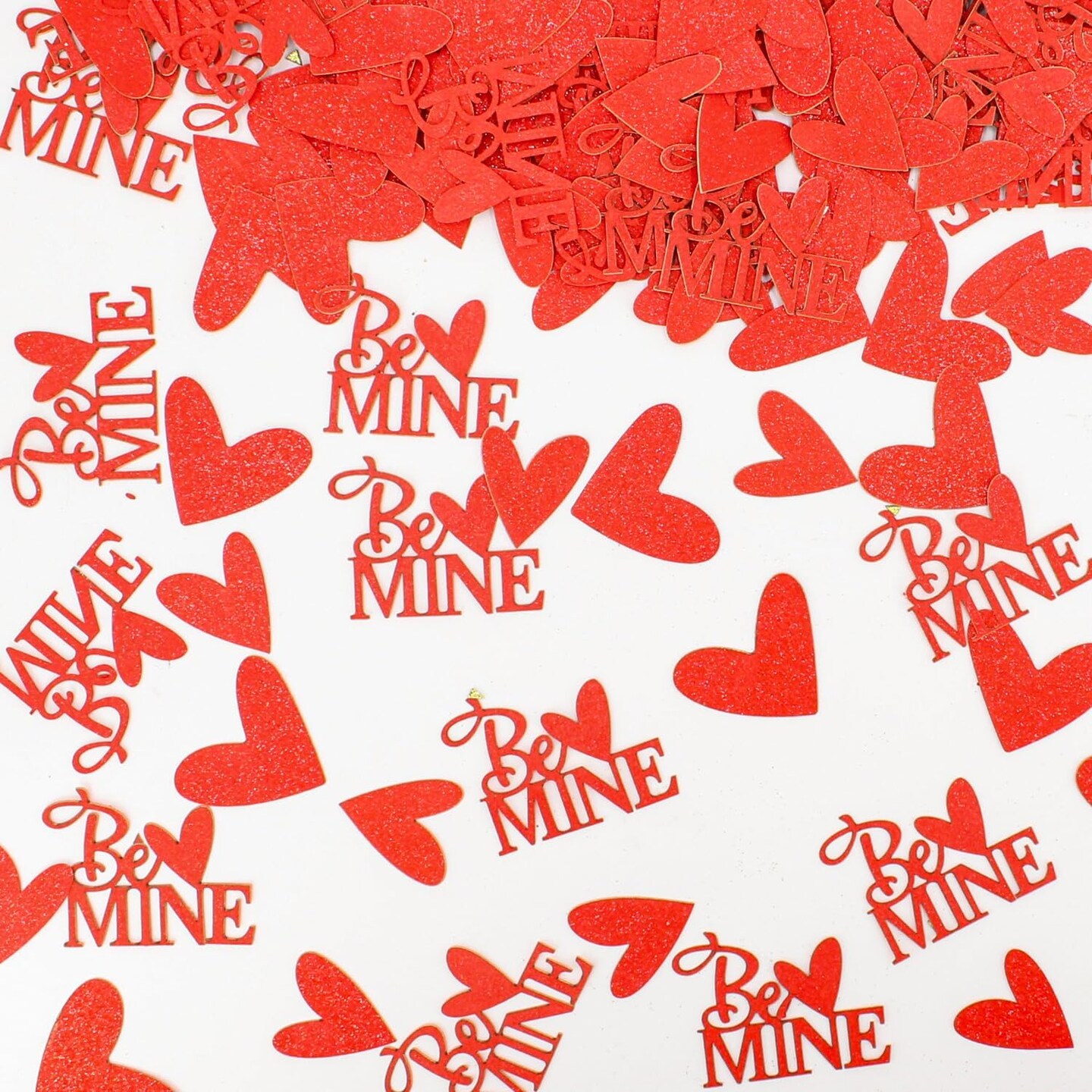 Red Heart Valentines Day Party Confetti,Be Mine Wedding Decor,Engagement Bachelorette Party Decorations,Bridal Shower,Birthday,Proposal Decorations.