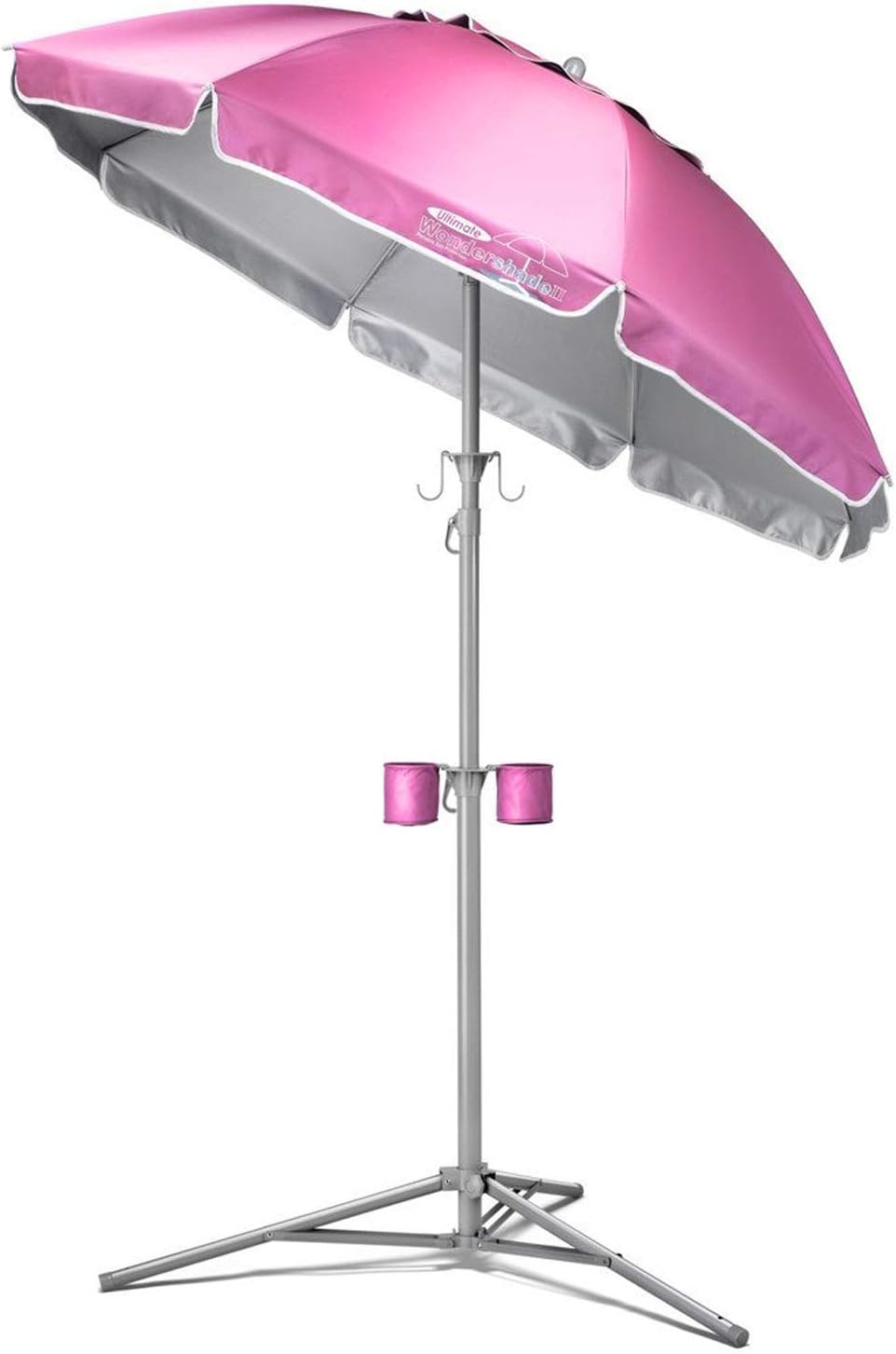 Summer Ultimate Portable Sun Shade Umbrella, Lightweight Adjustable Instant Sun Protection - Pink