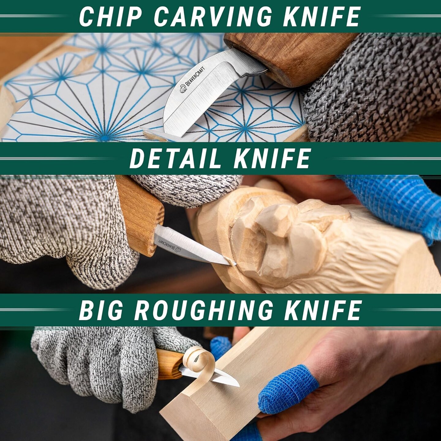 Wood Carving Kit S15 Wood Whittling Kit for Beginners Kids - Wood Carving Knife Set Whittling Knife Wood Carving Knives Carving Tools