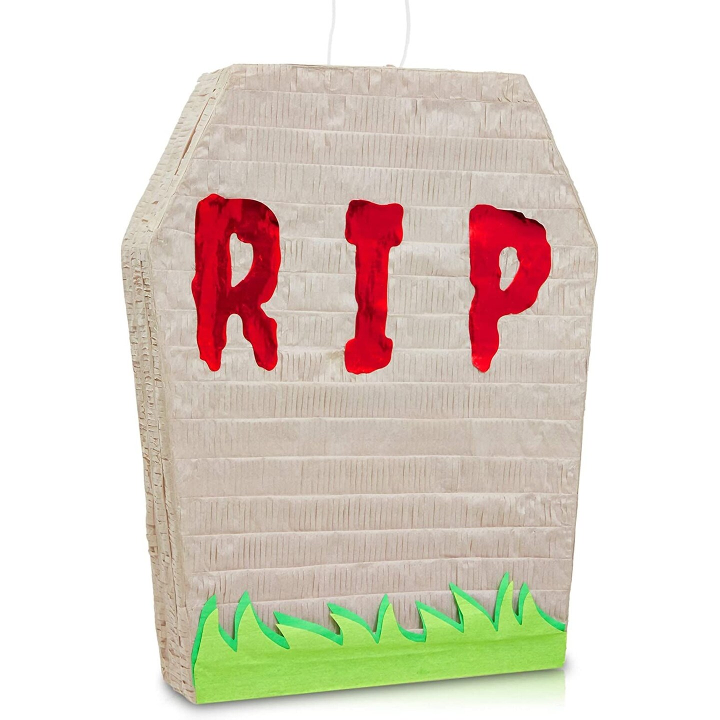 Spooky Central Graveyard Tombstone RIP Pinata, Halloween Party Supplies Decorations, Small Halloween Pinata, Tombstone Pinata for Kids, Scary Graveyard Prop for Halloween Fun, 17 x 13 x 3 In