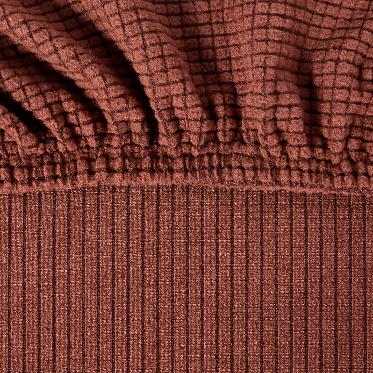 Large Stretch Couch Cushion, Replacement Slipcover for Couches, Sectionals, Armchairs, Patio Furniture, Campers, Chaise Lounge, Fits 59 to 70 Inch Cushions (Brown)