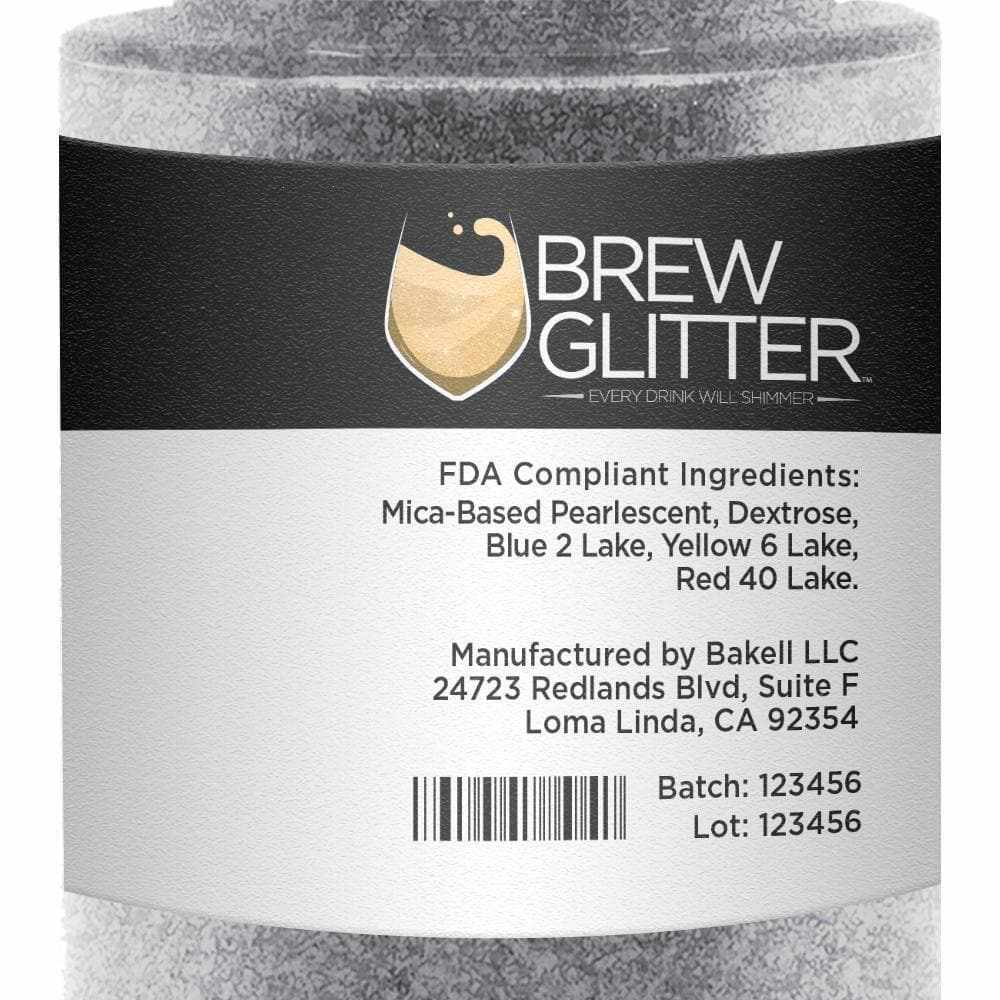 Silver Edible Glitter Spray Pump | Brew Glitter&#xAE;