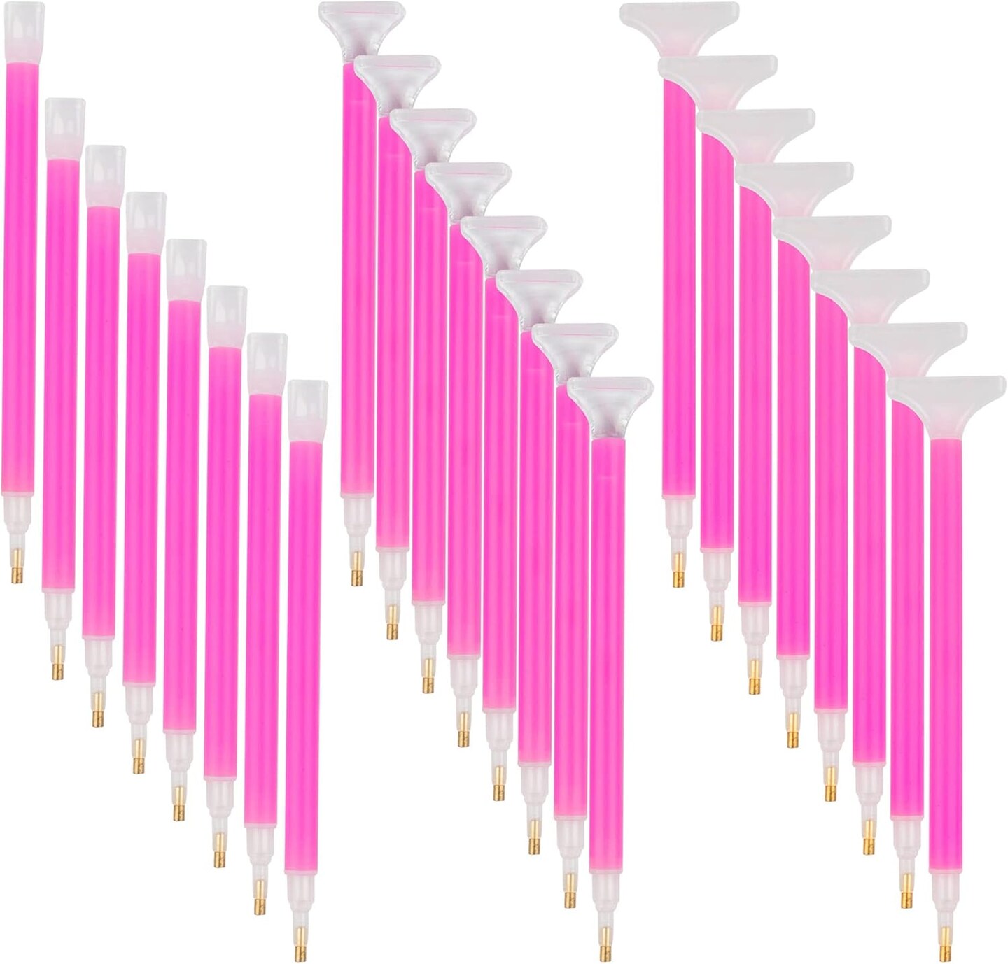 24 Pack Diamond Pen 5D Embroidery Art Pens Tool for DIY Rhinestone