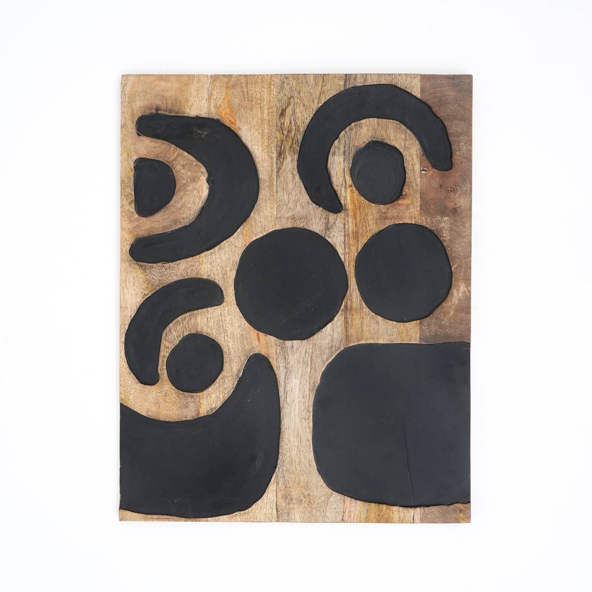 Handcrafted Mango Wood Wall Art &#x2013; 16&#x22; x 20&#x22;