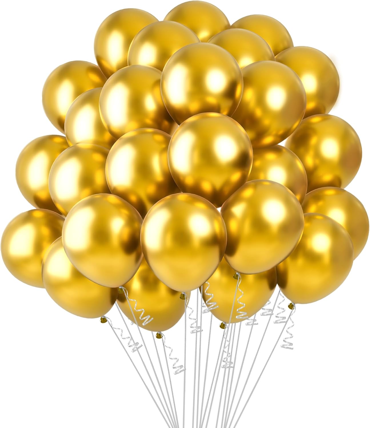 Gold Balloons 60PCS Metallic Balloon Latex Balloons