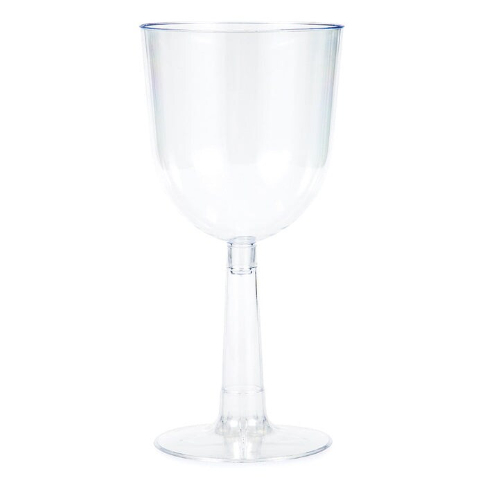 48 pc Bulk Clear 12 oz Plastic Wine Glasses