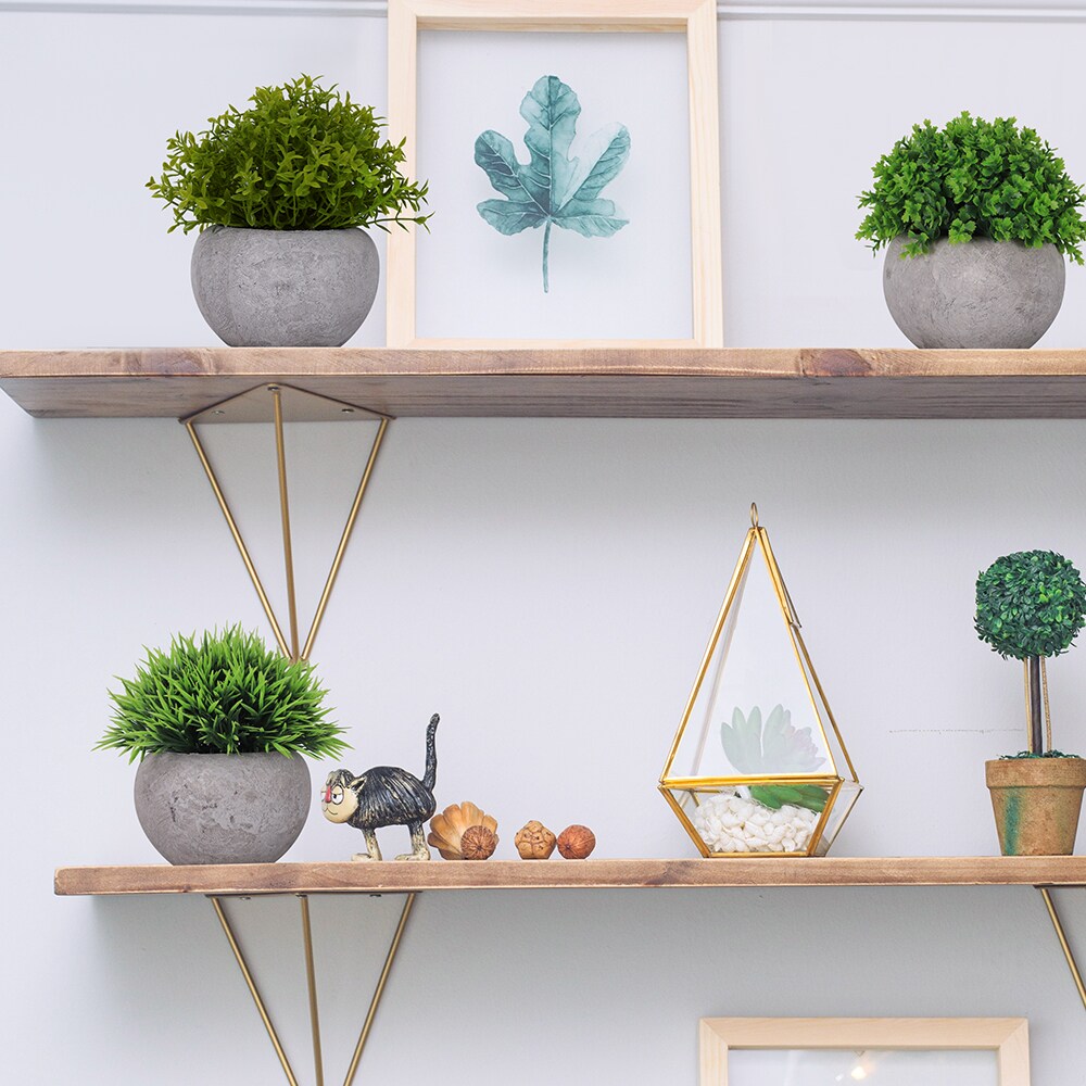 3pcs Mini Artificial Potted Plants &#x2013; Realistic Fake Greenery Set in Decorative Pots, Small Faux Plants for Indoor Home &#x26; Desk Decor, No Maintenance