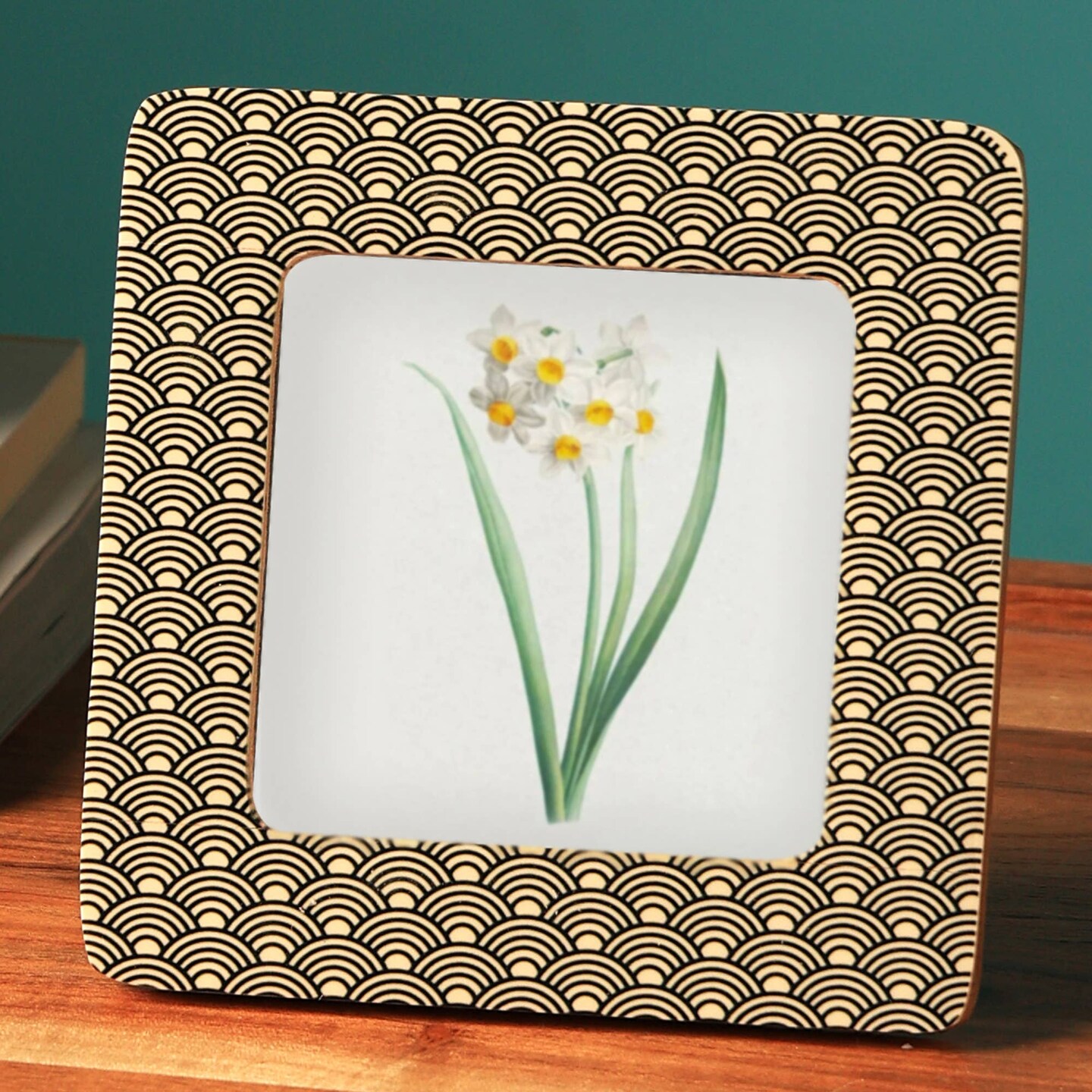 Printed Resin Round Corner Frame Clouds