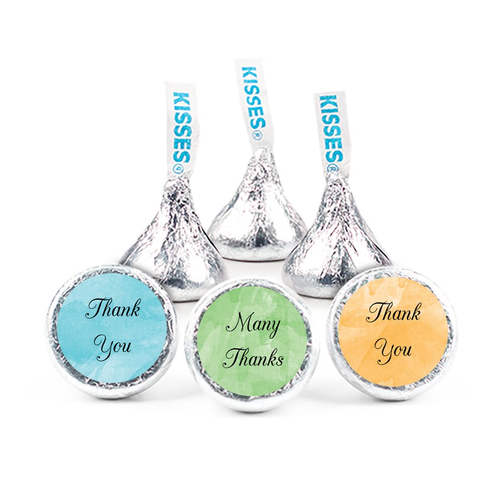 324ct Thank You Stickers for Hershey's Kisses or Mints (324ct) - Party Favors - By Just Candy