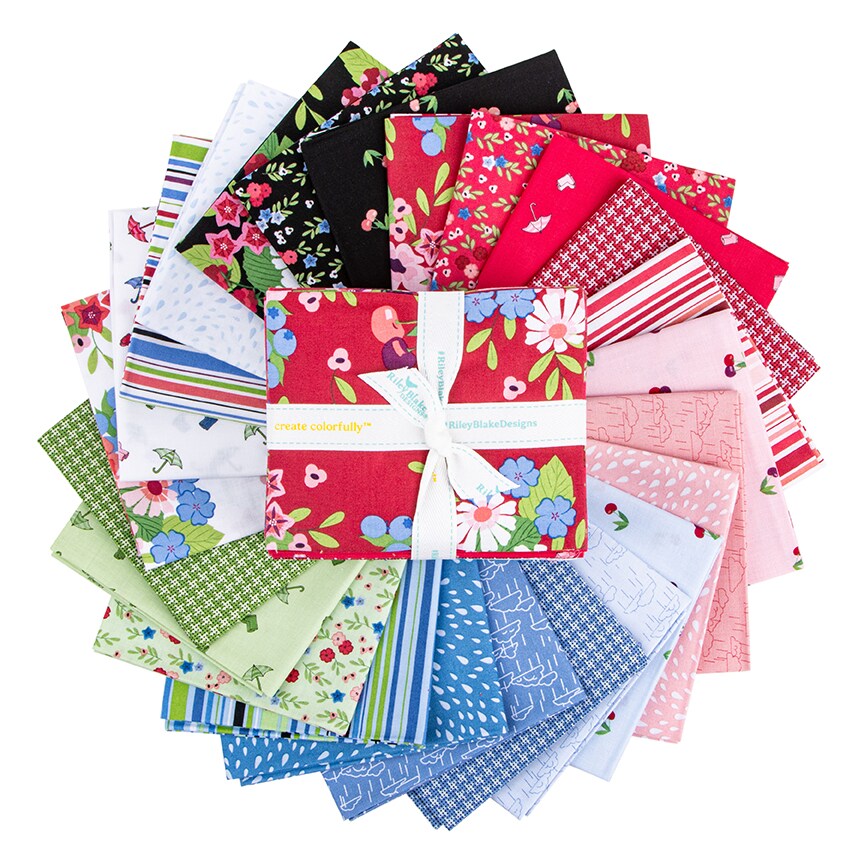 Cloudburst Fat Quarter Bundle by Jill Finley for Riley Blake (FQ-16180-24)