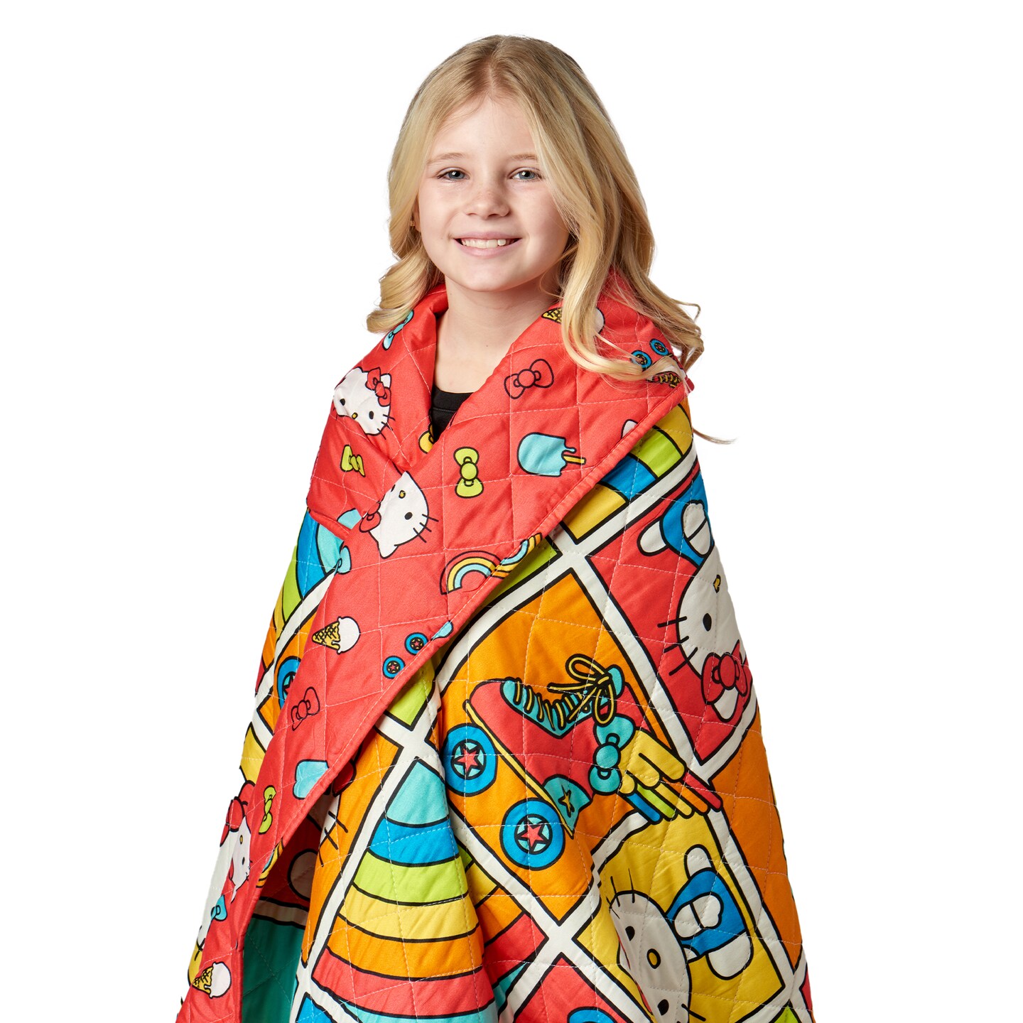 Sanrio Hello Kitty and Friends Quilted Blanket
