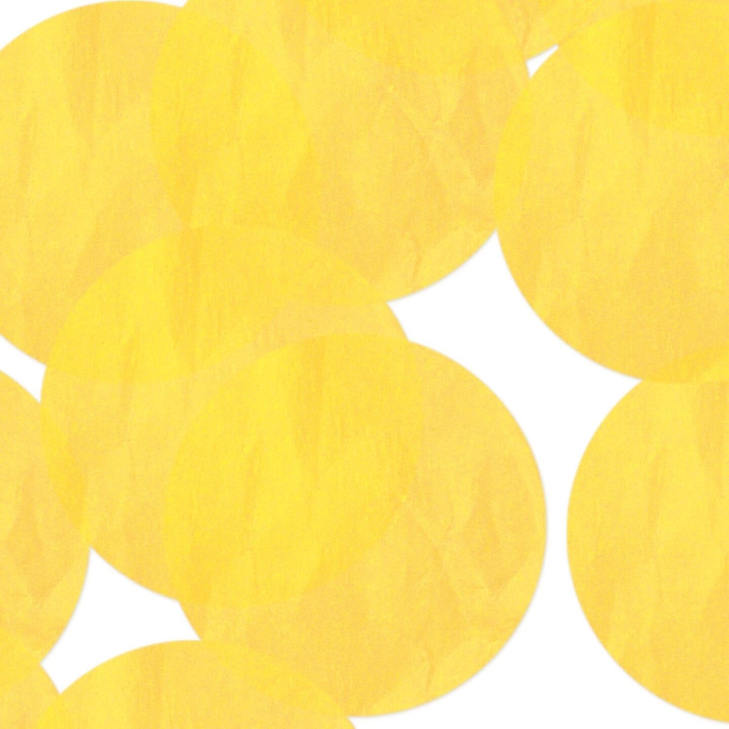 12 Pack Beistle Tissue Party Confetti - Yellow (8.8 Oz per Pack)