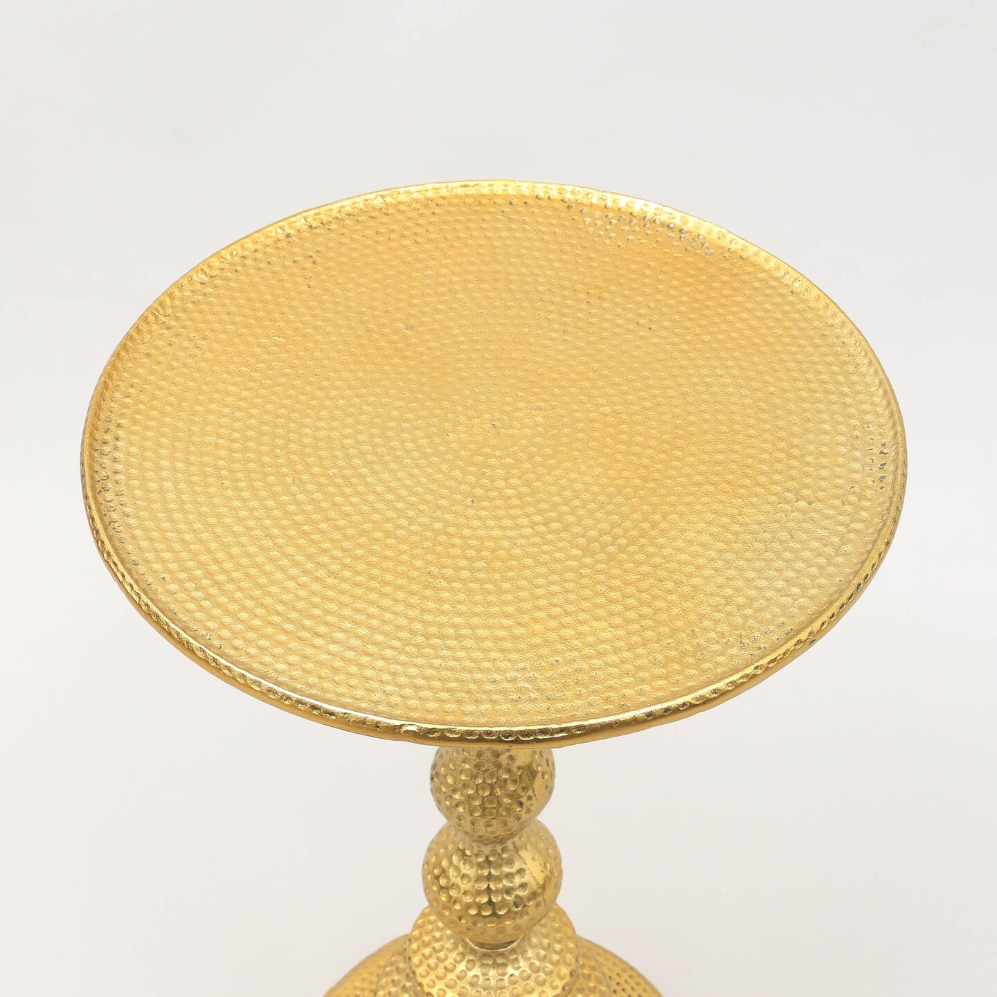 Decorative Aluminum Accent Side Table-End Table-16&#x22;x16&#x22;x24&#x22;