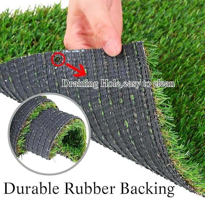 Artificial Grass Table Runner, Greenery Faux Turf Table Decor Easter Party, Wedding, Birthday, Dining, Baby Shower, 12" x 36"
